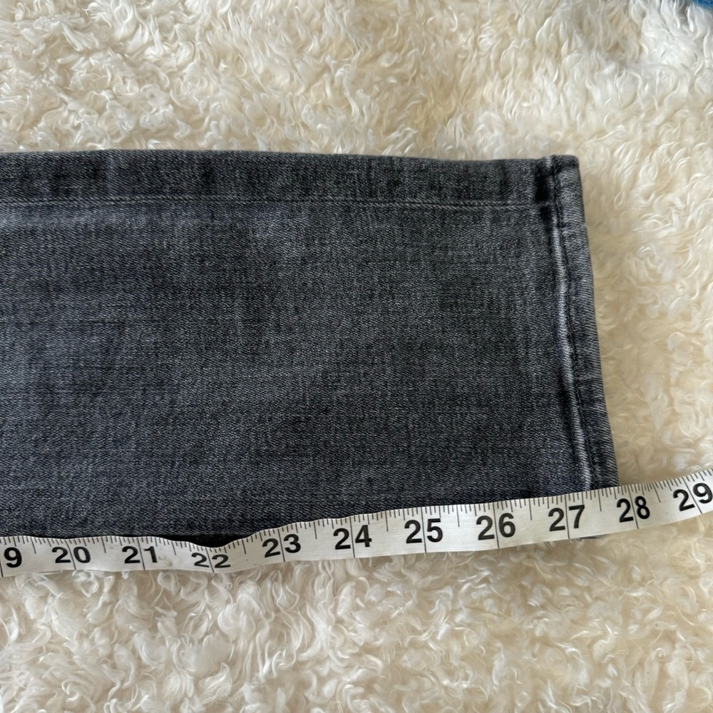 Mother Jeans The Mid Rise Dazzler Ankle Open Later Faded Black Stone Wash Sz 25 - Picture 7 of 11